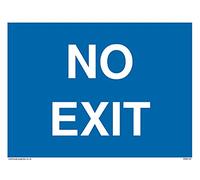 Pack of five - NO EXIT Sign - 200x150mm - A5L