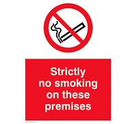 Pack of five - No Smoking On Premises Sign - 150x200mm - A5P