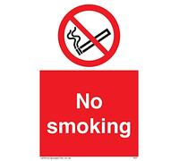 Pack of five - No Smoking Sign - 100x150mm - A6P