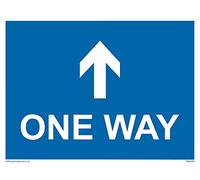 Pack of five - One way with up directional arrow Sign - 200x150mm - A5L