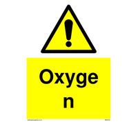 Pack of five - Oxygen Sign - 150x200mm - A5P