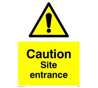 Pack of five - Site Entrance Sign - 150x200mm - A5P