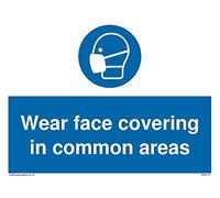 Pack of five - Wear face covering in common areas Sign - 200x150mm - A5L