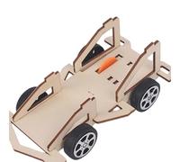 Pack of Fun Learning Wooden Electric Race Car Building Model Assembly Set for Kids Science Physics Educational Activity Electric Race Car Assembly Set