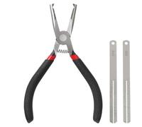 Pack of Guitar Fretboard Care Tool Precisions Ground Fret Puller Including 2 Spacers for Smooth Extraction Puller