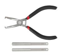 Pack of Guitar Fretboard Care Tool Precisions Ground Guitar Fret Puller Including 2 Spacers for Smooth Fret Extraction Guitar Maintenance Tool