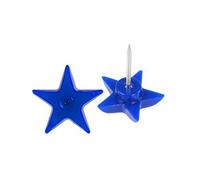 Pack of Map Push Pins Star Shape Drawing Pins Map Pins Set for Pin Board Thumb Tacks with Heads and Steel Points