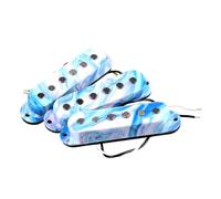 Pack of Noise Frees Pickup Set for 6 Strings Electric Guitars Bridge Neck Upgrade Fatter Tone Pack of Guitar Pickup