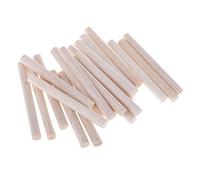 Pack of Round Balsa Wood Rod Unfinished DIY Wood Modelling Stick 8 mm 80 mm