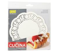 Pack of Round White Paper Doily Lace Doilies Wedding Cake Presentation Coasters - 4 Sizes