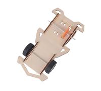 Pack of Science Physics Experiment Assembly Wooden Electric Race Car Model for Children Educational Hands on Learning Electric Race Car Assembly Set