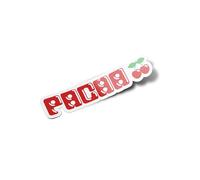 Pack of Stickers Pacha Discotheque Ibiza Cherry Famous Electronic Music DJ Label Bottle Cut to Shape Vinyl (10 x 3 cm) Water and UV Resistant