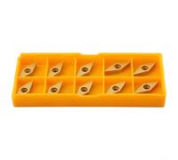 Pack of Ten VCMT110304 Cemented Carbide Inserts Tailored for Exceptional Performance in Metalworking Tasks