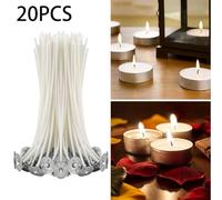 Pack of Twenty For candle Cores Each One Two Hundred Millimeters Long and For pre Coated for Convenience