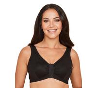 Eden House Ladies | Pack of Two Original Front Fastening Magic Bras | Black