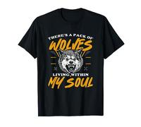 Pack Of Wolves Howling Wolves Animal Wilderness Wolf T-Shirt