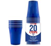 Pack of x20 Official Original Blue Cups | 53cl Blue American Cups | Beer Pong | Premium Quality | Reusable Plastic Cups | Hand & Machine Wash | OriginalCup®