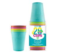 Pack of x20 Official Original Summer Cups | 53cl Multicolor American Cups | Beer Pong | Premium Quality | Reusable Plastic Cups | Hand & Machine Wash | OriginalCup®