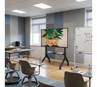 Pack Philips D-Line 75-inch 4K Display + B-Tech BT8545 Mobile Stand A complete set comprising a 75" Philips D-Line 4K digital signage display and a