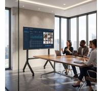 Pack Philips D-Line 86" Screen + B-Tech BT8545 Mobile Stand A complete solution featuring an 86-inch Philips D-Line 4K professional display and a