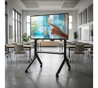 Pack Philips E-Line 65-inch Touchscreen + B-Tech BT8545 Mobile Stand A complete set comprising a 65-inch Philips 4K touchscreen and a B-Tech mobile