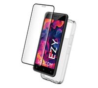 BigBen Connected Pack Protection 2-in-1 Soft Case for Logicom EZY and Screen Protector 9H, Transparent