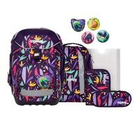 Pack Set JungleBear - unisex - Ergobag - School Bags - Purple - ONE SIZE - Kids ONE SIZE