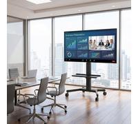 Pack Sony BRAVIA BZ40L 65-inch 4K Screen + Vision VFM-F22 stand A 24/7 digital signage solution for professional environments, featuring a 65-inch