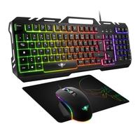 Pack Spirit Of Gamer PRO-MK5 Pack 3 en 1 : Clavier, souris et tapis.
