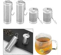 Pack Stainless Steel Tea Filter, Tea Infuser, Tea Diffuser, Tea Strainer, Filter for Teapot, Cup, Mug, Glass (4 Pcs)