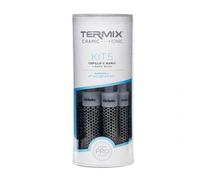 Pack Termix Ceramic round Hairbrush- Brushes that combines the latest ceramic and ionic technology preventing hair damage- it includes 5 diametres Ø 17, 23, 28 , 32 , 43 mm