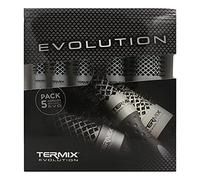 Pack Termix Evolution Basic - Hairbrushes for Normal Hair with ionized bristles for Hair of Medium Thickness- It Includes 5 diameters Ø 17, 23, 28, 32 y 43 mm