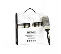 Pack Termix Evolution Soft - Hairbrush for thin hair with ionized bristles specially for thin and delicate hair- It includes 5 diametres Ø 17, 23, 28, 32 y 43 mm