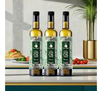 Pack x 3 Caravella Extra Virgin Olive Oil Classico 500 ml/17.6 oz-100% italian-Exclusive Gourmet Collection-Cold extraction-High in polyphenols and antioxidants-Fresh harvest NEW Oil campaign