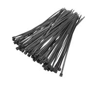 Pack Zip Ties,100Pcs Self-Locking Plastic Nylon Wire Cable Zip Tie Fastening Ring Black(4x150mm)
