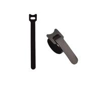 Pack Zip Ties,50pcs Multi-Purpose Fastener Cable Straps Tape Ties Reusable Hook Loop Strips Wire Cables Organizer Cord Wraps(Black)