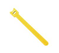 Pack Zip Ties,50pcs Releasable Cable Ties Nylon Hook Loop Wrap Zip Bundle Fastener Straps Detachable T-Type Wire Organizer(Yellow,150mm)