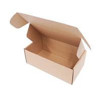 PACK4YA 235×125×85 mm Small Parcel Postal Boxes Royal Mail PiP Corrugated Cardboard Boxes for Posting, Brown Mailing Postage Shipping Box for Small Business, Storing or Gift Packaging (10 Pcs)