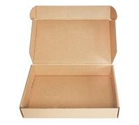 PACK4YA 270×165×50mm Small Parcel Postal Boxes Royal Mail PiP Corrugated Cardboard Boxes for Posting, Brown Mailing Postage Shipping Box for Small Business, Storing or Gift (10 Pieces)
