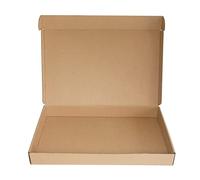 PACK4YA 420×280×50mm Small Parcel Postal Boxes Royal Mail PiP Corrugated Cardboard Boxes for Posting, Large Brown Mailing Postage Shipping Boxes for Small Business or Gift (5 Pieces)