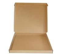 PACK4YA 435×423×43mm Medium Parcel Postal Boxes Royal Mail PiP Corrugated Cardboard Boxes for Posting, Large Square Brown Mailing Postage Shipping Box for Business or Gift (5 Pieces)
