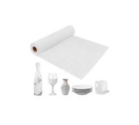 Pack8 Honeycomb Paper Wrap White 50m x 38cm (15") - Eco-Friendly Protective Packing Paper, Recyclable Bubble Wrap Alternative for Shipping, Moving & Fragile Items