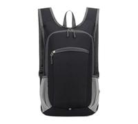 Packable Backpack, Foldable Travel Backpack, Lightweight Day Pack, Waterproof Oxford Cloth, Large Capacity Organizer, Camping Gym Commuting, 17.72x11.02x5.12 Inches, Black Green, 1 Piece