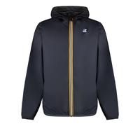 Packable Hooded Nylon Jacket - male - K-Way - Light Jackets - Blue - 2XL - Jackets 2XL