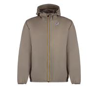 Packable Hooded Nylon Jacket with Pockets - male - K-Way - Light Jackets - Beige - 2XL - Jackets 2XL