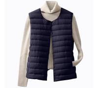 Packable Ultralight Down Gilet Ladies Puffer Women Quilted Waistcoats Sleeveless Jacket Body Warmer Vest for Plus Size Womens Bubble Feather Puffa Bodywarmer
