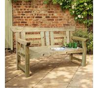 Package: Cherry Blossom Bench 3 Seater Bench And Green Seat Pad By Zest Outdoor Living