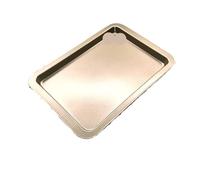 Package Multi Size Rectangular Baking Tray Clean Simple Non Stick Carbon Steel Material(Small Gold Plate(25cm))