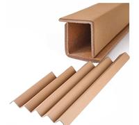 Packaging Cardboard Edge Protector - 100-Pack 1M Length Reinforced Pallet Edge Protectors | Eliminates Shifting, Secures Furniture & Industrial Shipments(10 x 4 x 0.4 cm (L x W x THK))
