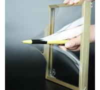 Packaging film for microfluidic chips: PDMS silicone membranes high transparency for cell culture, breathable, 1 piece per pack.(100x100mmx0.6mm)